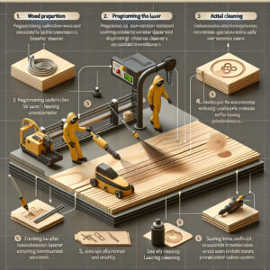 Laserreinigung von Holz in der Holzgaragenherstellung