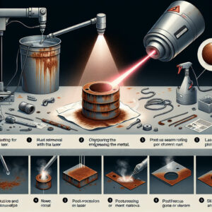 Wie wirkt sich die Rostentfernung mit einem Laser auf die chemische Stabilität des Materials aus?