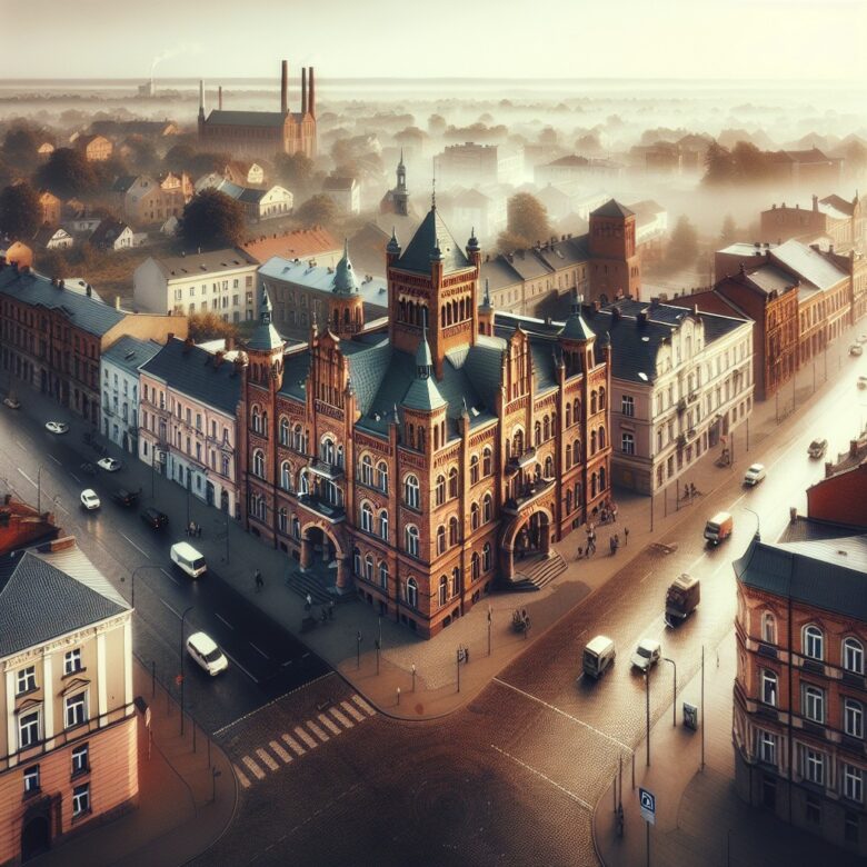 Laserowe czyszczenie elewacji cegieł fasady Żory